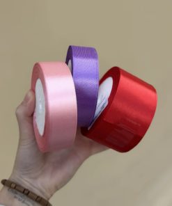 Ленты атласные 2,5 см и 5 см