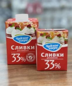 Сливки 33%